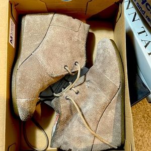 Toms desert wedge - suede